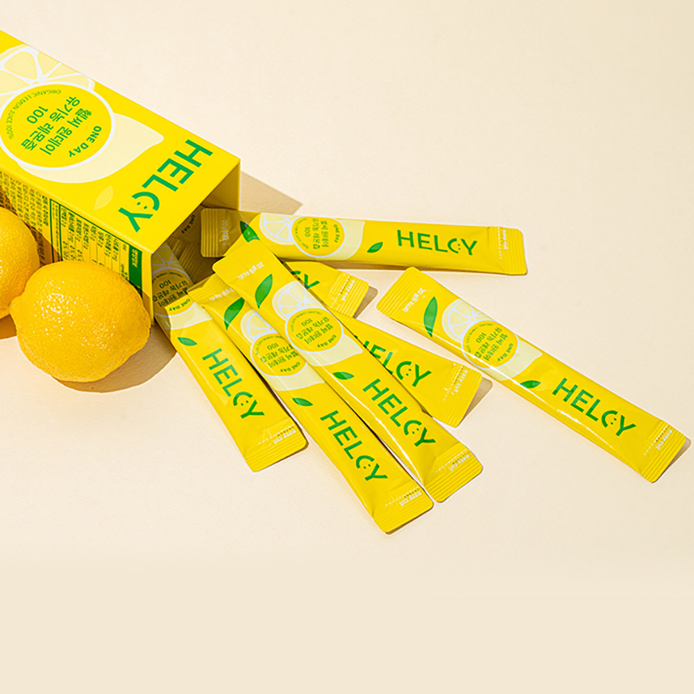헬씨 원데이 유기농 레몬즙100(20g X 14포)/100% 스페인산 유기농 레몬/비타민C/HACCP