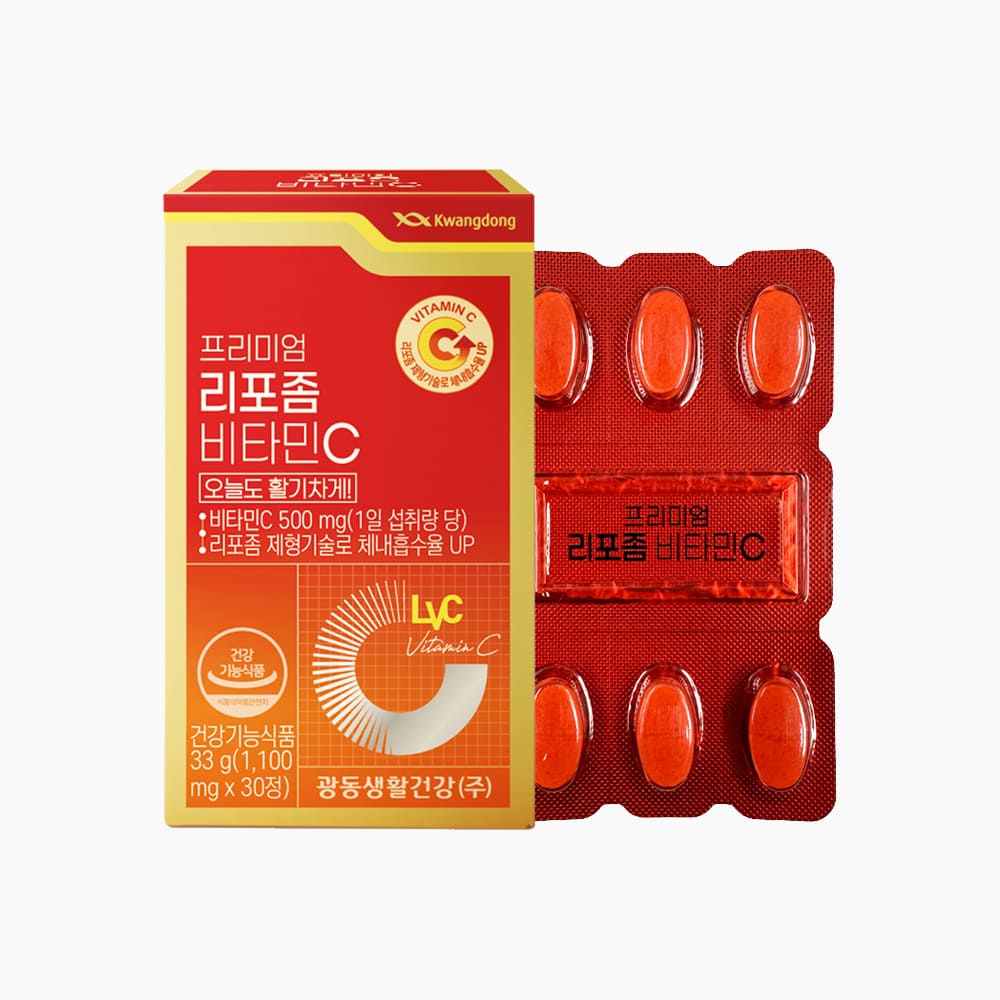 광동 프리미엄 리포좀 비타민C 1100mg x 30정 1개월