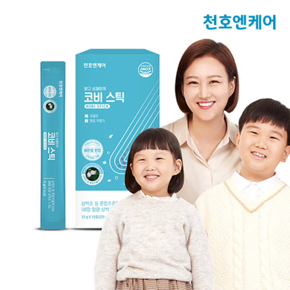[천호엔케어] 우리가족 상쾌한 코비스틱 3박스(15mlx15포x3박스)