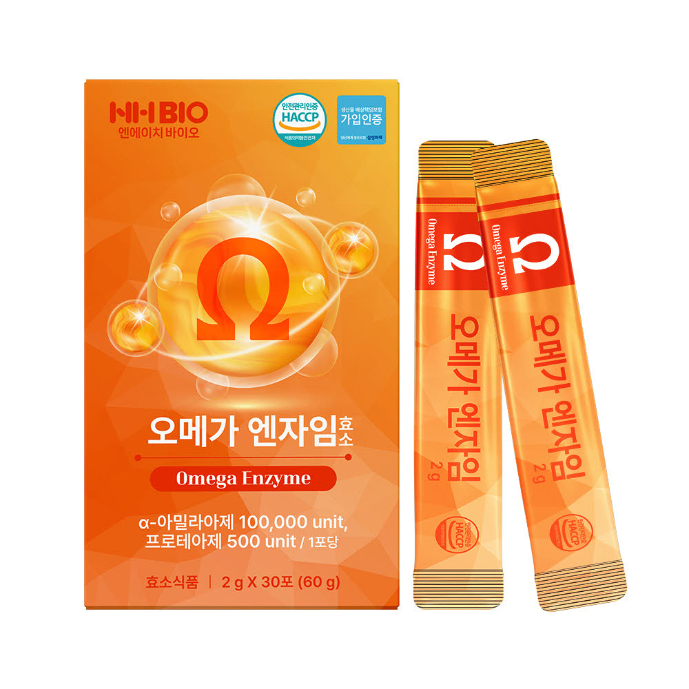 엔에이치바이오 오메가 엔자임 효소 2g x 30포