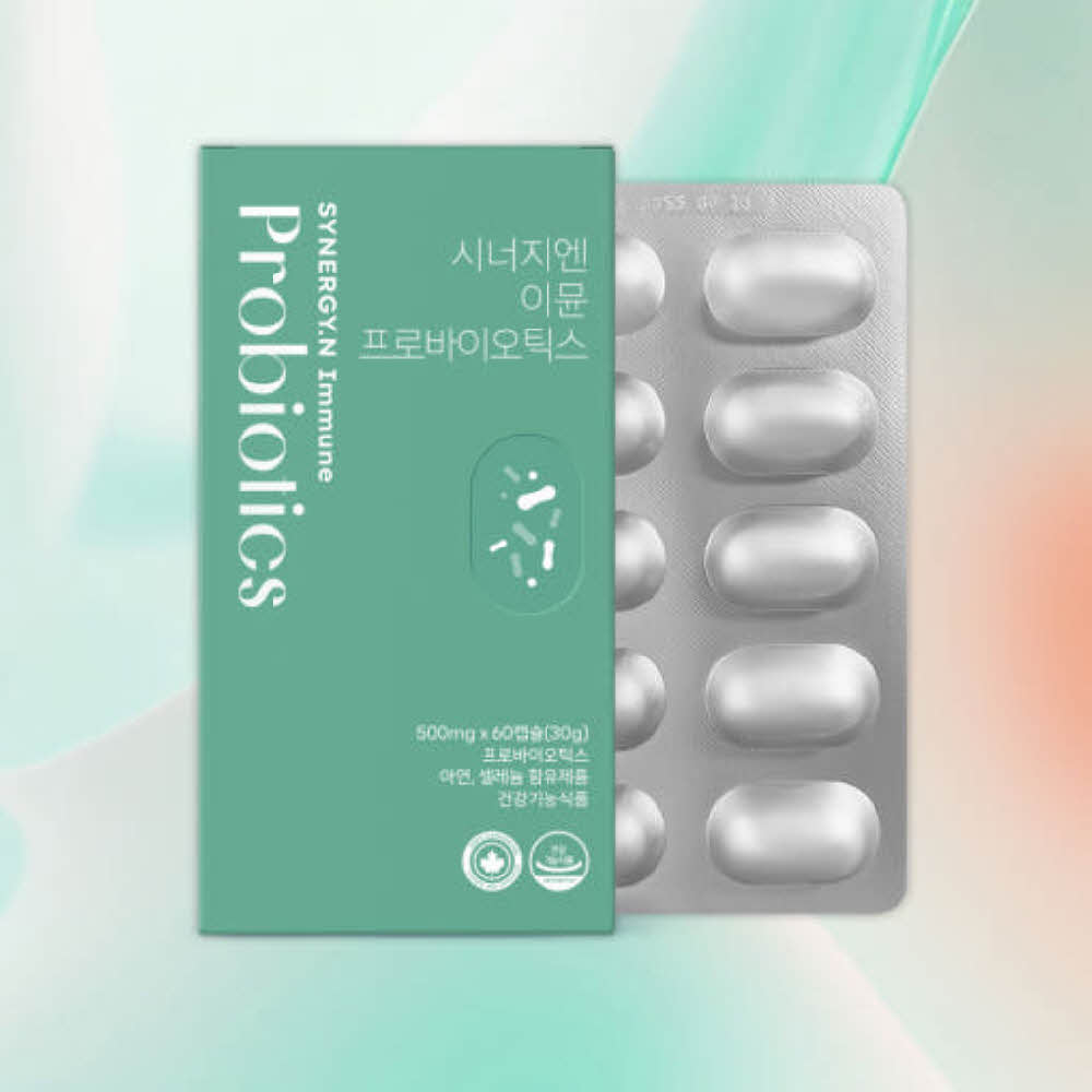 시너지엔 이뮨 프로바이오틱스 500mg x 60캡슐