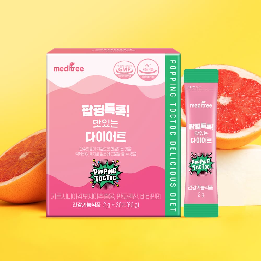 [메디트리] 팝핑톡톡 맛있는 다이어트 2g 30포 X 2박스