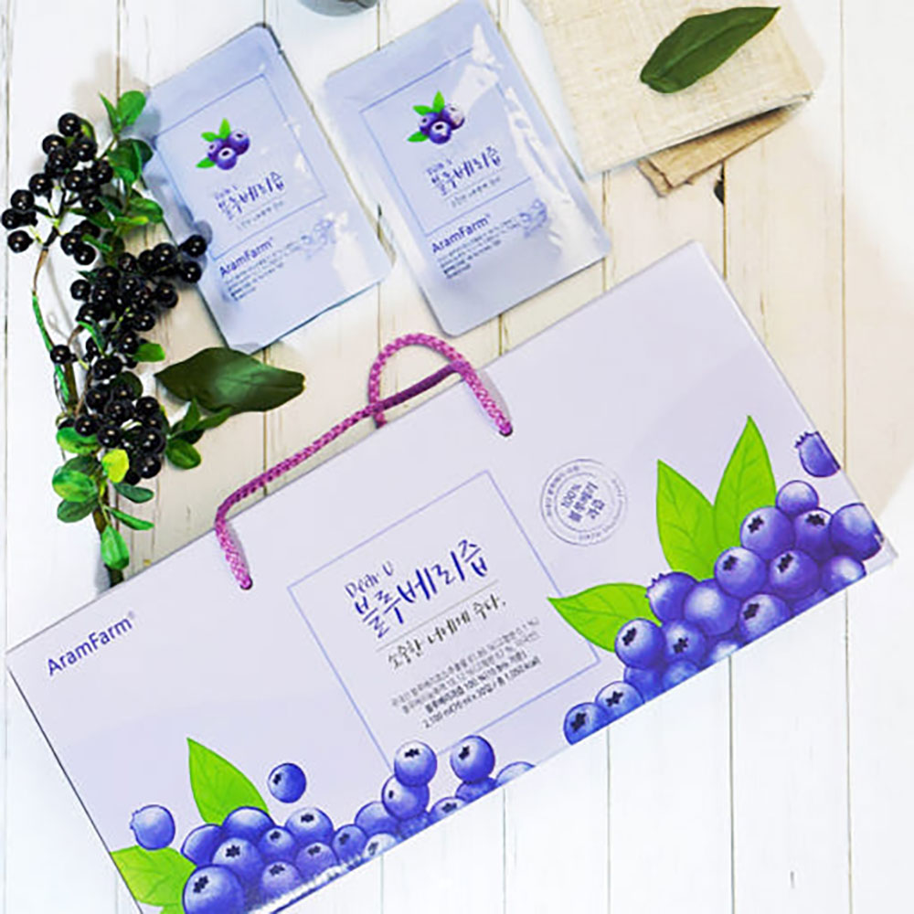 [아람]DearU 블루베리즙 70ml x 30팩