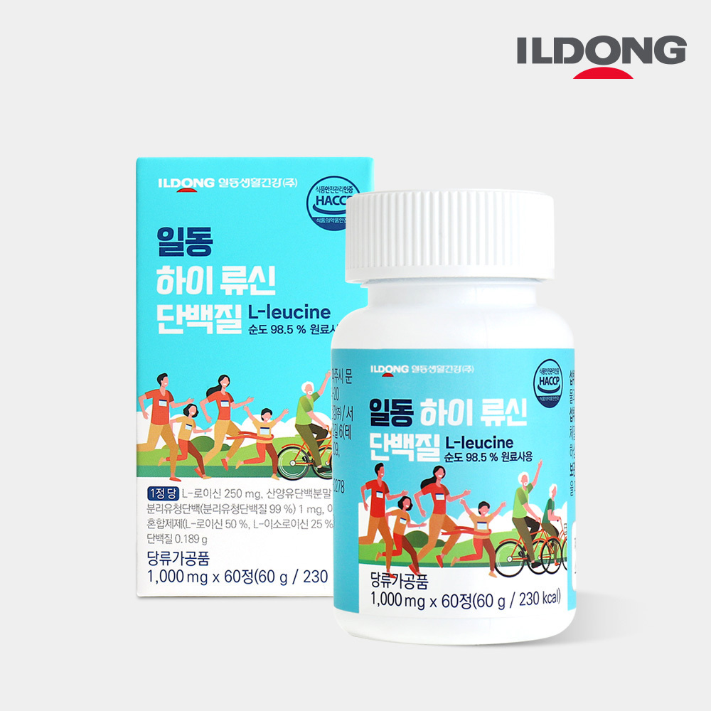[일동제약] 하이류신 단백질 1000mg 60정(2개월분)