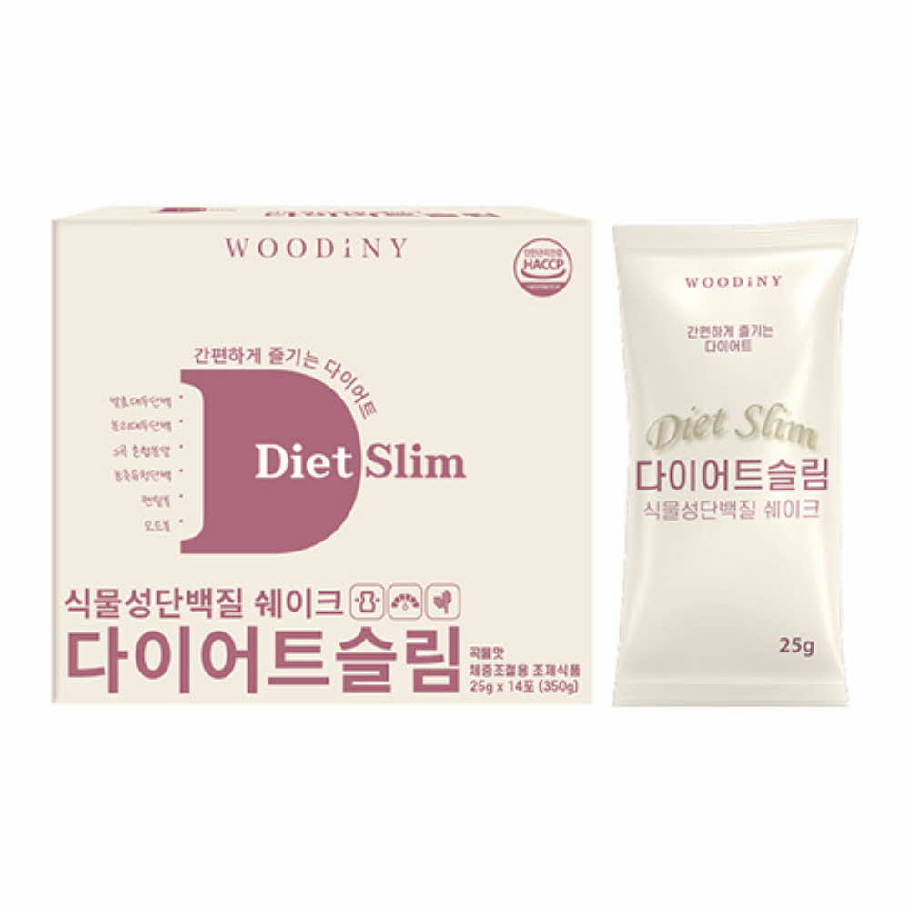 우디니 다이어트 슬림 식물성단백질 쉐이크 (25g*14포)