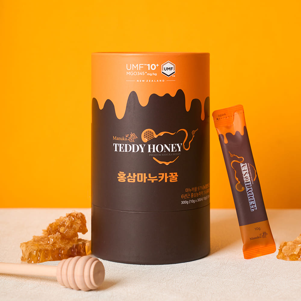 테디허니 홍삼 마누카꿀 스틱형 10g x 30포