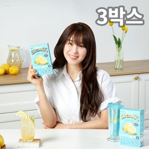 프레쉬오가닉 캘리포니아 유기농 레몬즙 15포 3박스