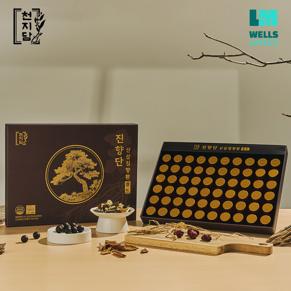 [천지담]진향단 산삼 침향환 60환(쇼핑백/고함량/홍삼/녹용)