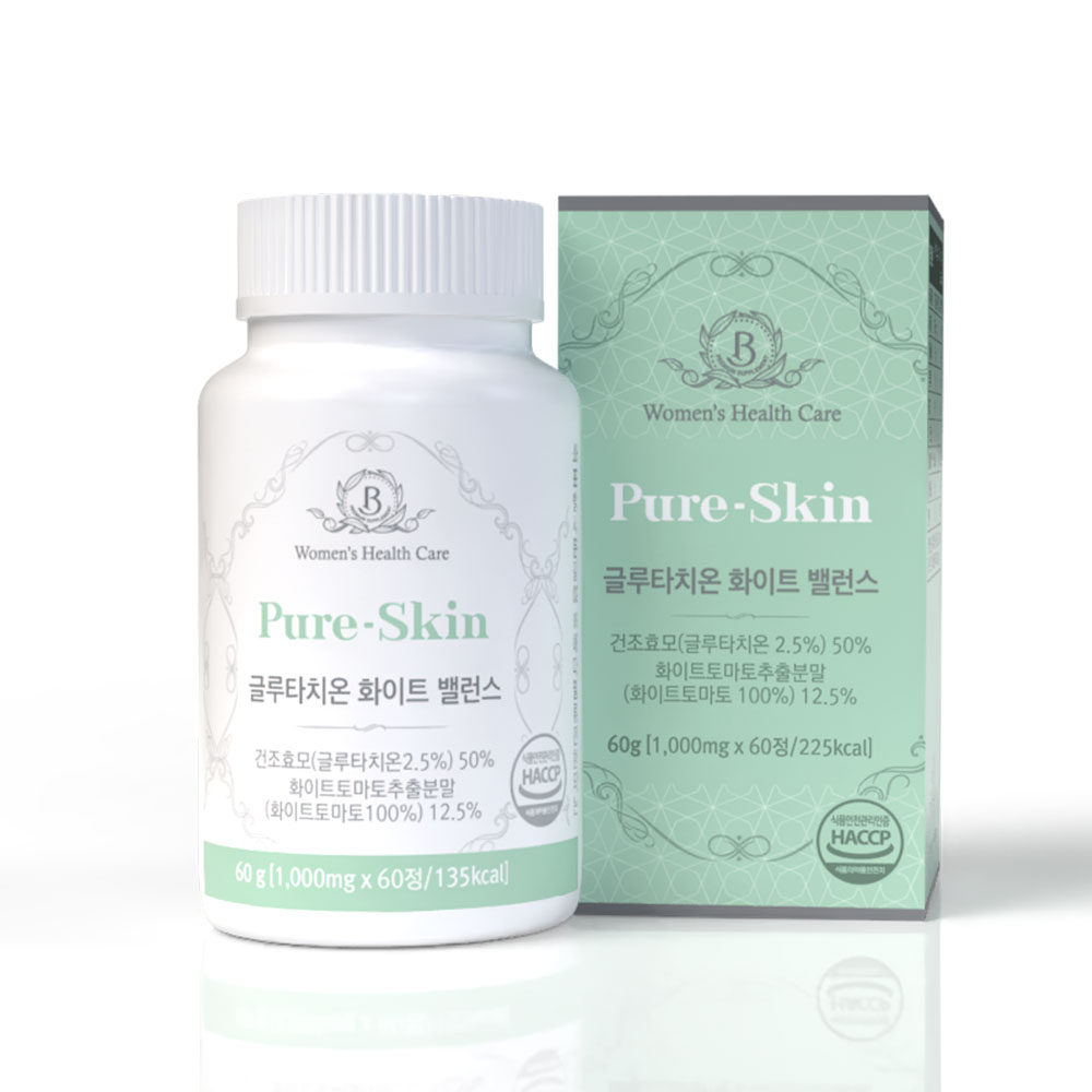 퓨어스킨 글루타치온 화이트 밸런스 1,000mg 60정