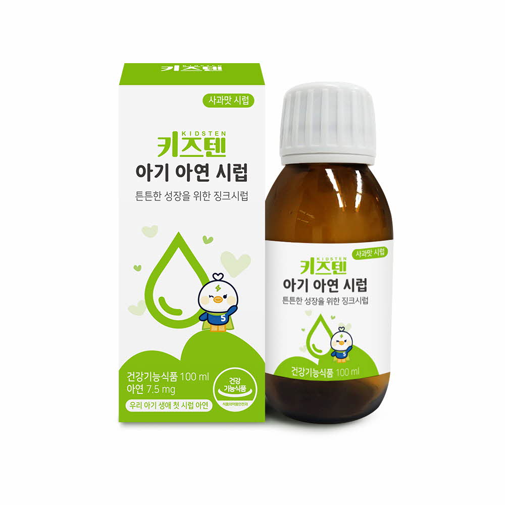 [키즈텐] 아기 아연 시럽 100ml X 2EA