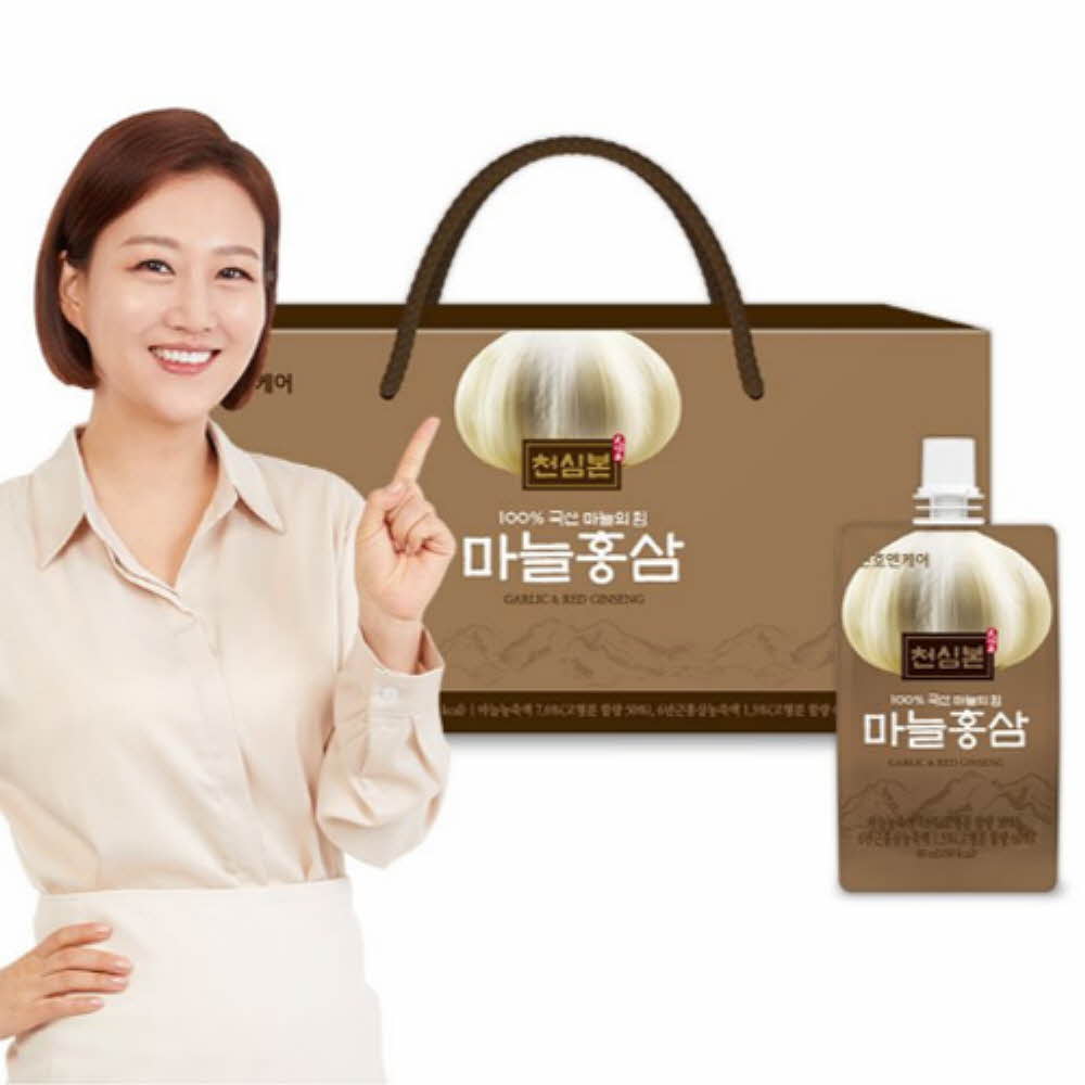 천호엔케어 NEW 천심본 마늘홍삼 (80ml*30개입)