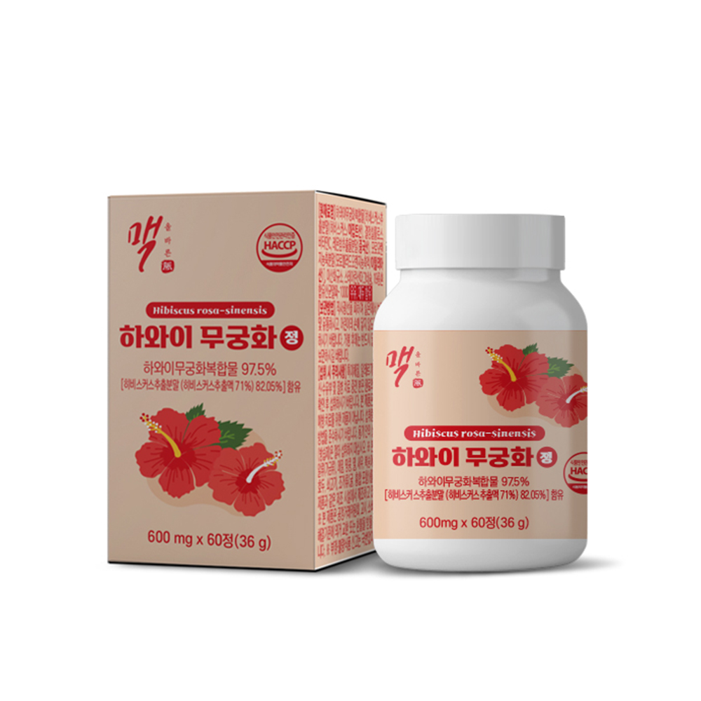 하와이 무궁화 정 600mg x 60정(36g)