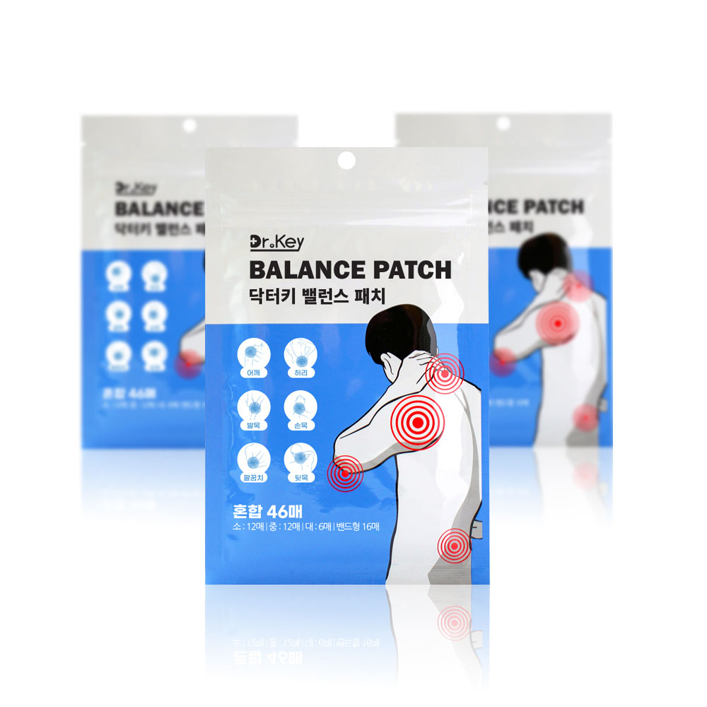 닥터키 토르말린 밸런스 패치 (46매/다양한 사이즈)