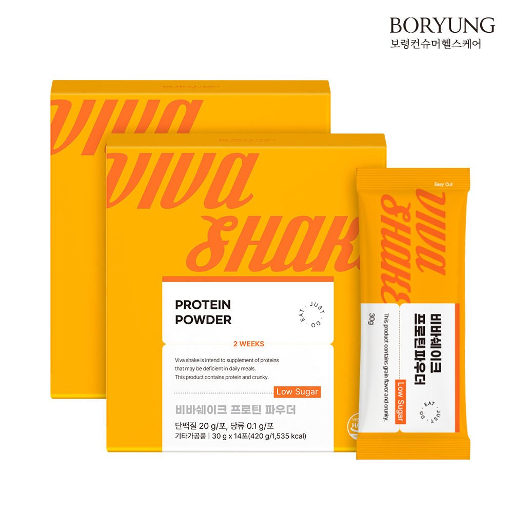 보령 비바쉐이크 단백질 파우더 2박스