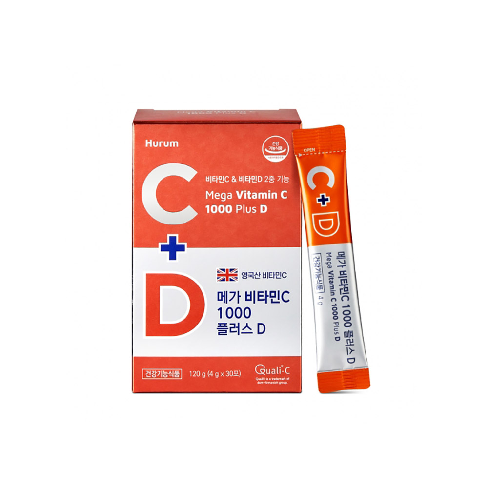 [휴럼] 메가 비타민C 1000 플러스 D 30포