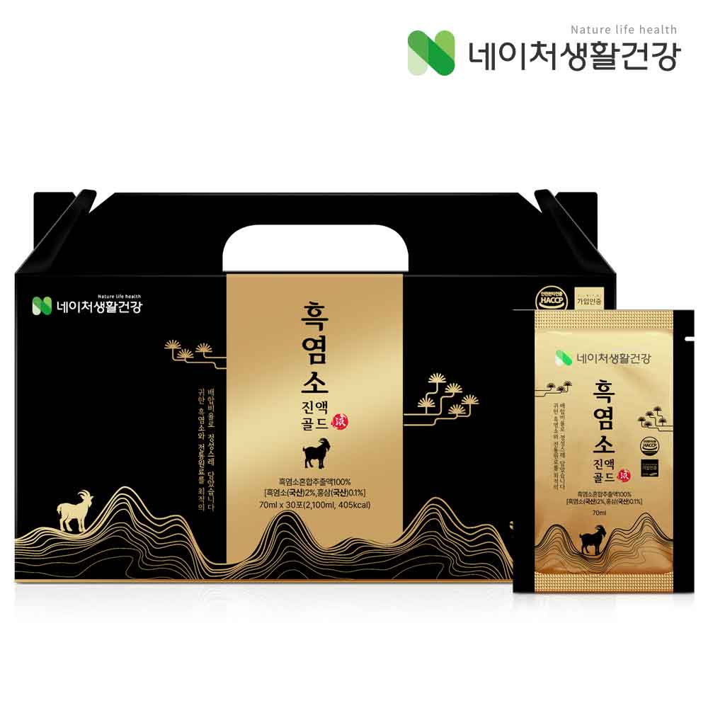 [네이처생활건강] 흑염소 진액골드 70ml x 30포