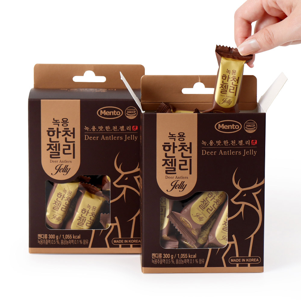 [멘토] 녹용한천젤리 300g 1통 (약 25개) MT-DJ18000