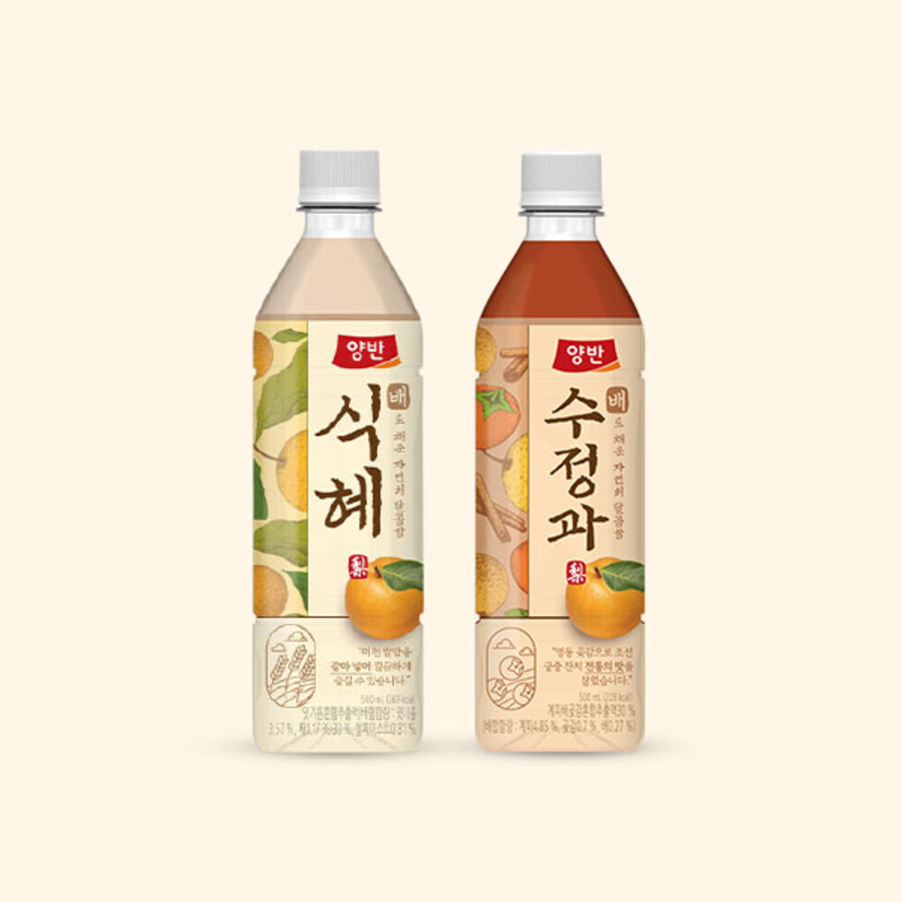 [동원] 양반 배식혜 500mL 12병 + 배수정과 500mL 12병