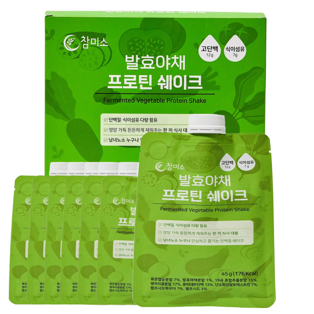 참미소 발효야채 프로틴 쉐이크 7개입