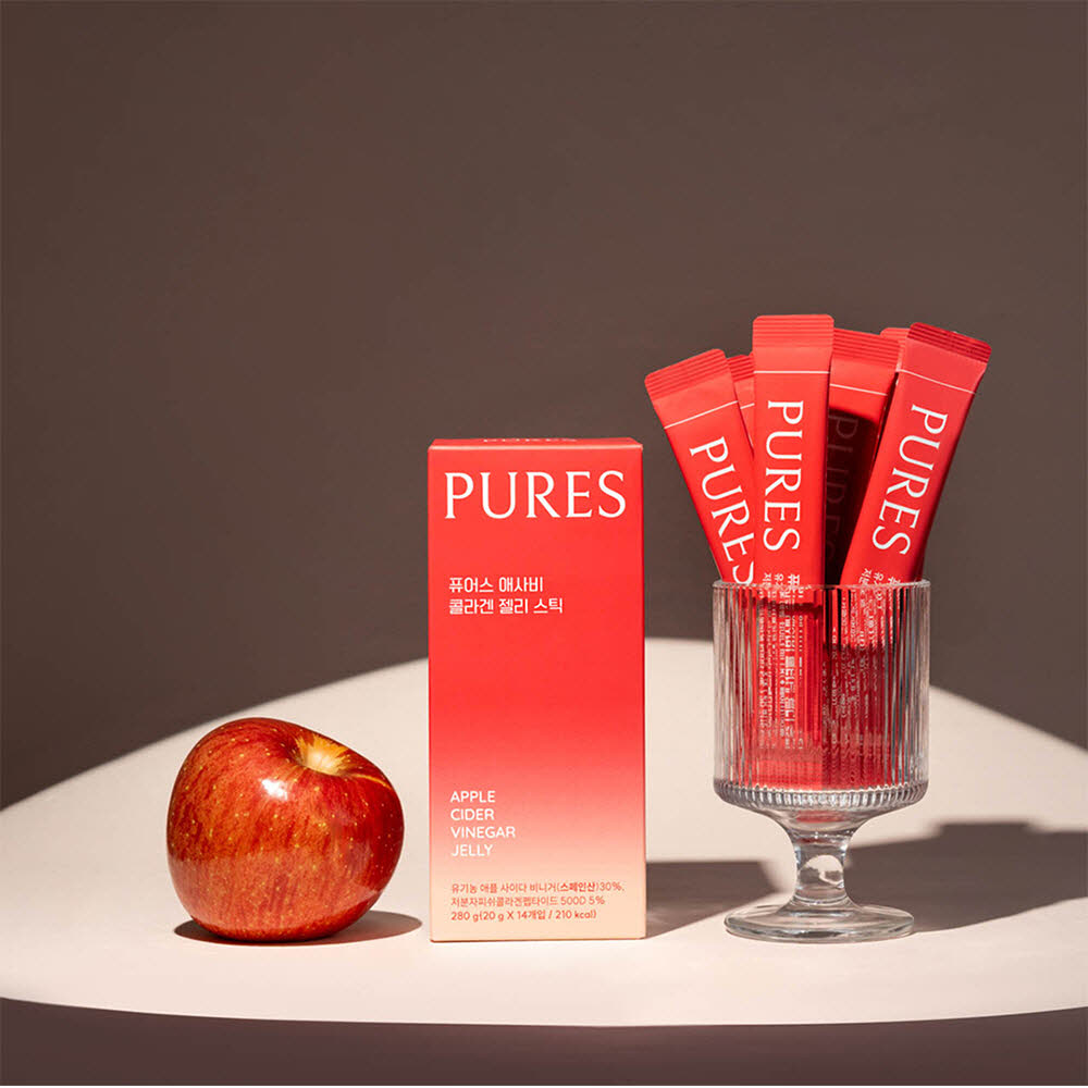 퓨어스 애사비 콜라겐 젤리 스틱 (20gX14개) 2박스