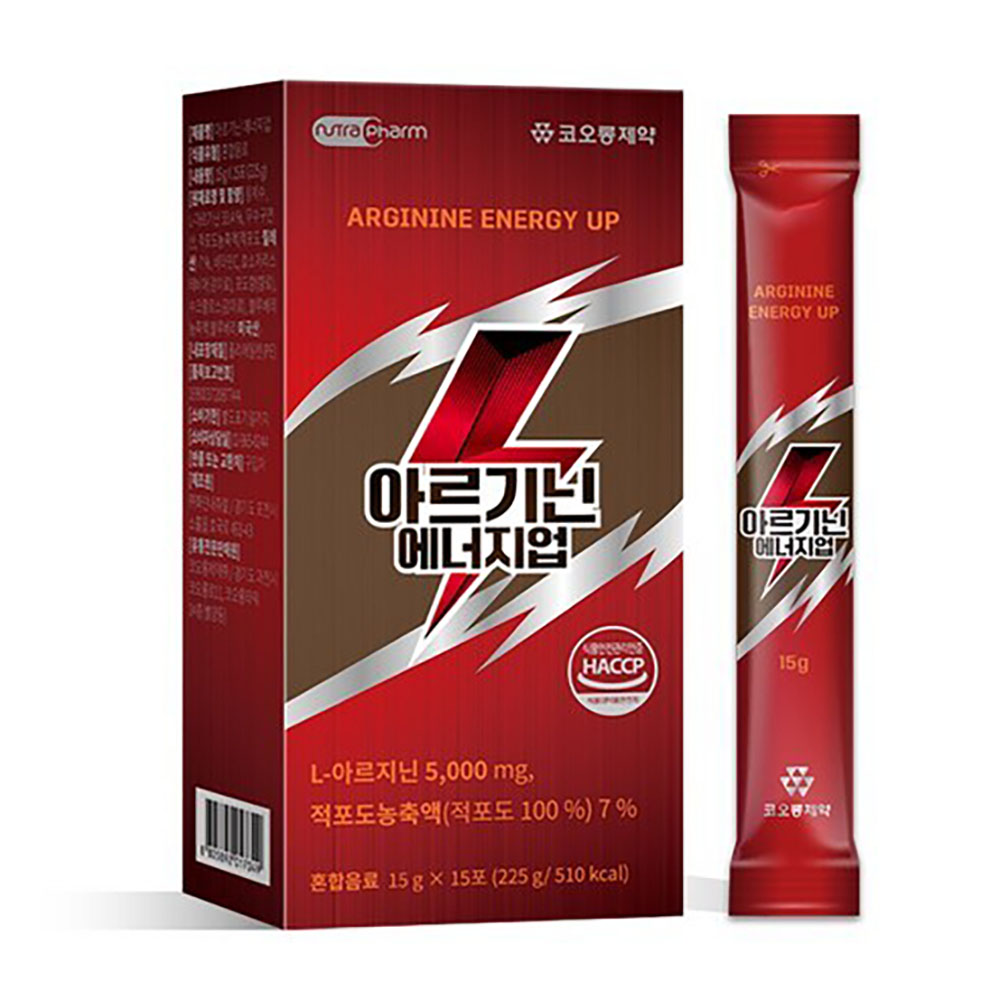 [코오롱제약] 아르기닌 에너지업 15g*15포