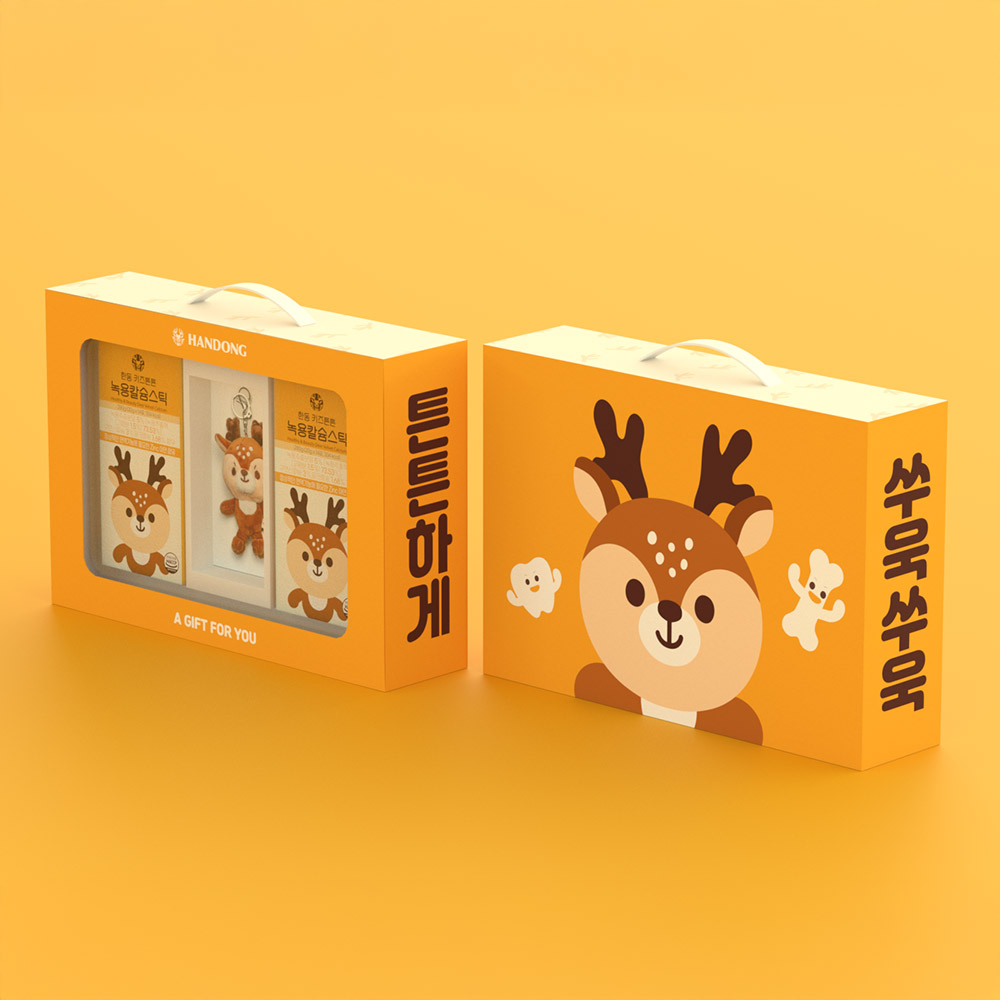 한동 키즈튼튼 녹용칼슘스틱 선물세트