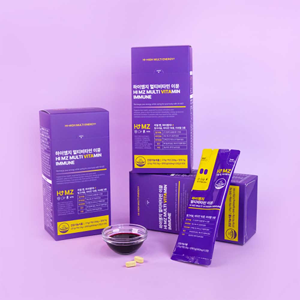 [푸르농] 하이엠지 멀티비타민이뮨 1박스 211g(10개입)