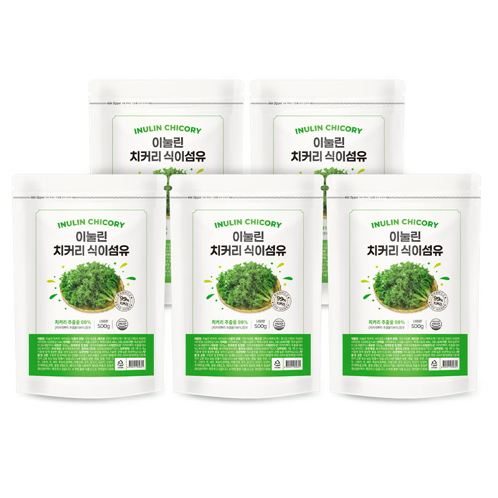 매일 이눌린 치커리 식이섬유 99% 500g 5개