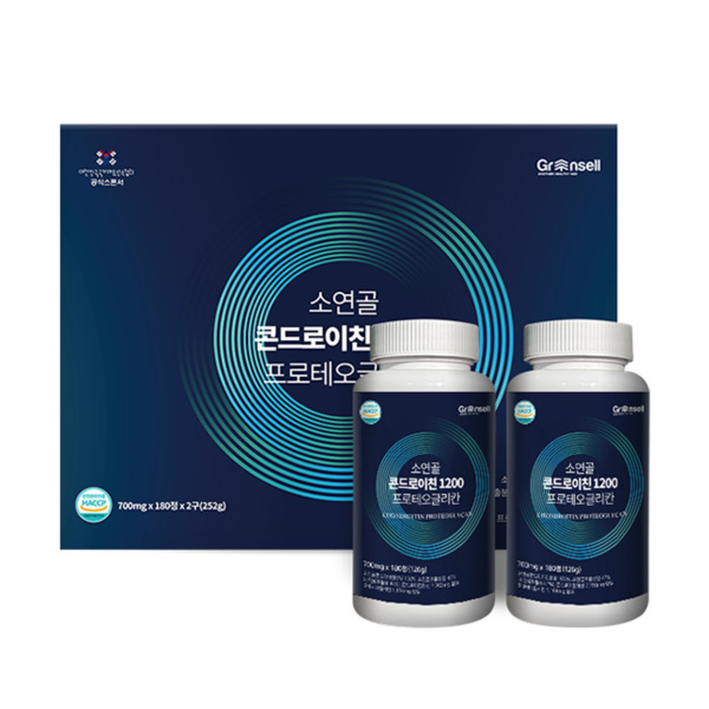 [백세식품] 소연골 콘드로이친 700mg x 180정 1200mg 고함량 관절케어 끝판왕 관절·심혈관·뼈 건강까지