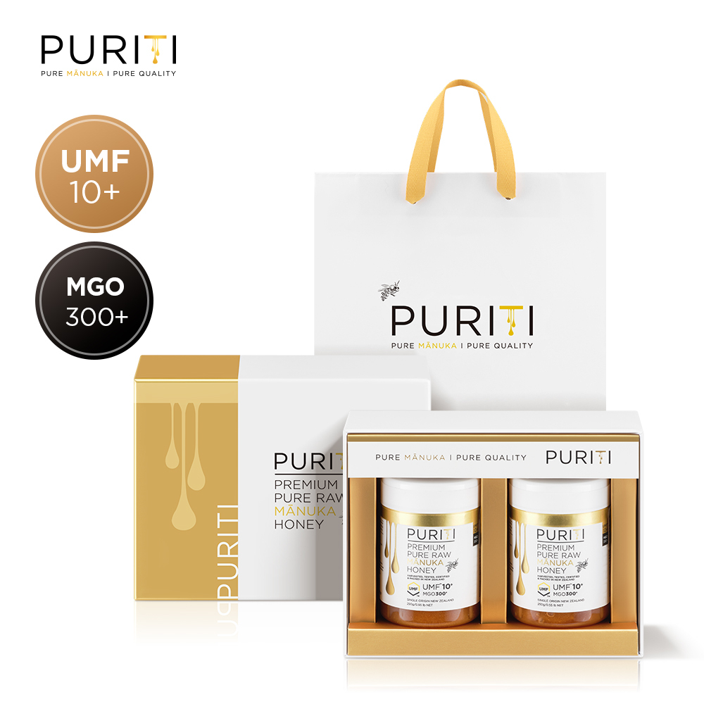 [퓨리티] UMF 10+ 등급 MGO300 마누카꿀 (250g * 2병)선물세트