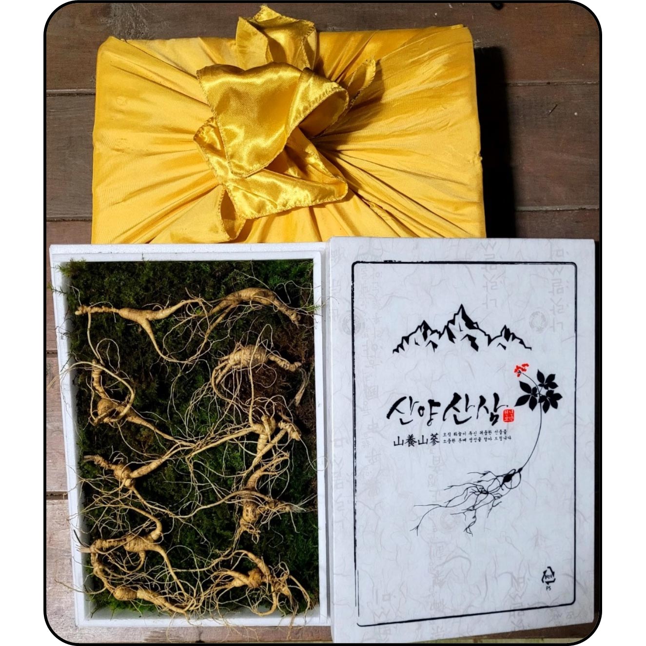 9-10년근 산양산삼 선물세트 정삼 5뿌리