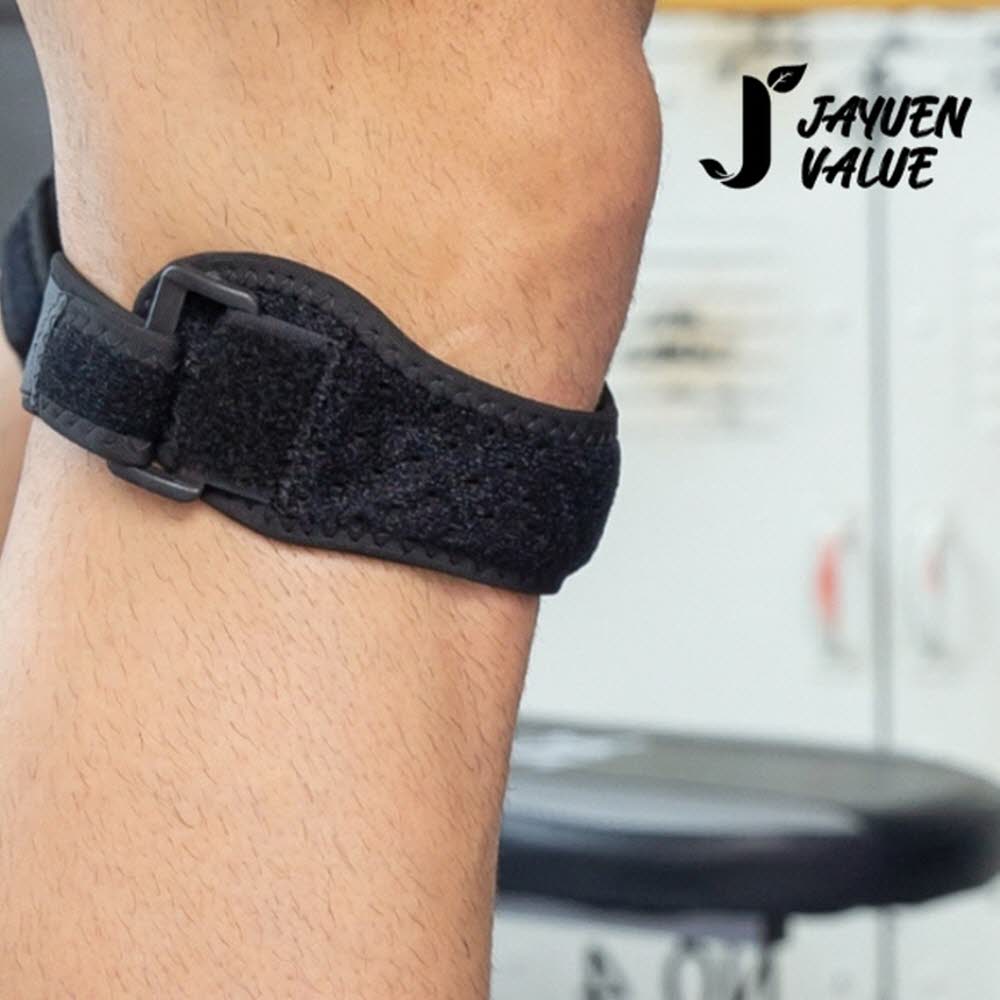 [자연밸류] 간편착용 가압형 무릎 슬개골 보호대 2개입 JVM-DXW56