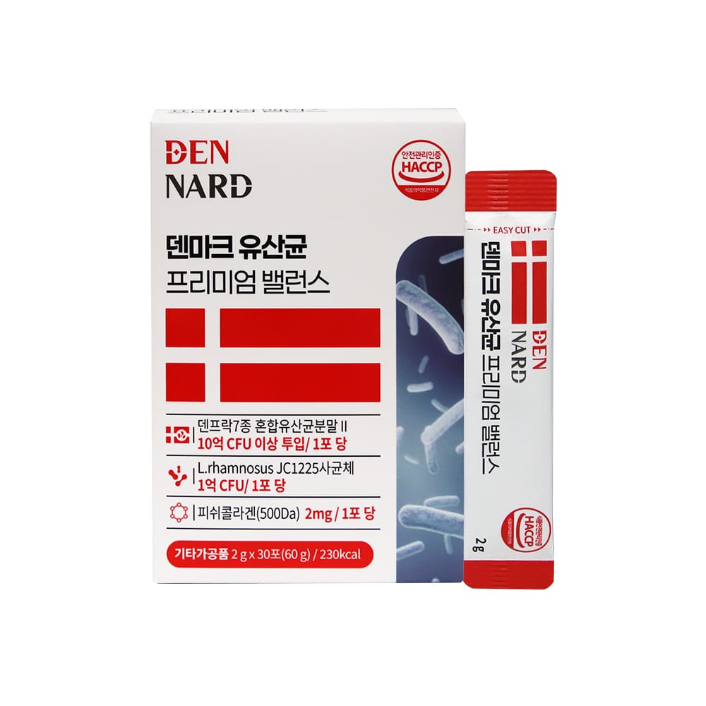 덴마크 유산균 프리미엄 밸런스 2g*30포