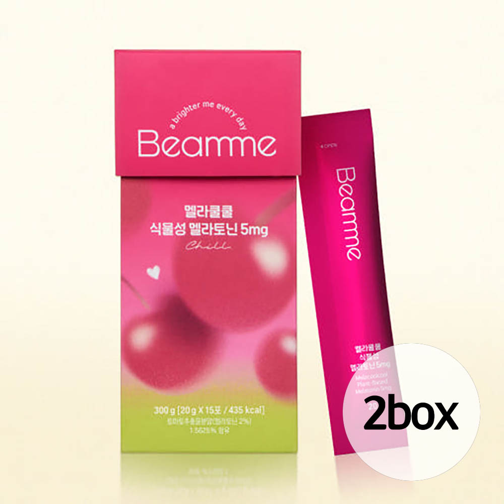 빔미 멜라쿨쿨 식물성 멜라토닌 5mg 20g x 30포/2BOX