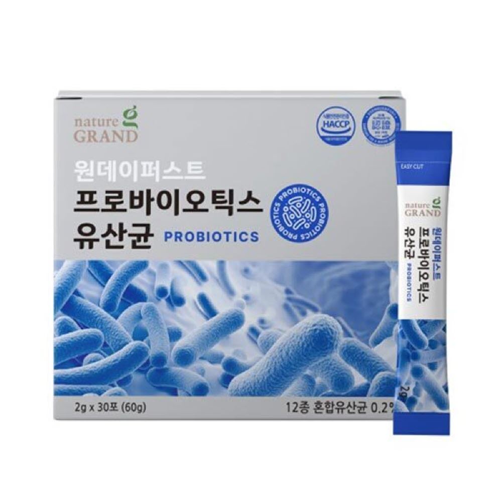 네이처그랜드 원데이퍼스트 프로바이오틱스 유산균 2g x 30포