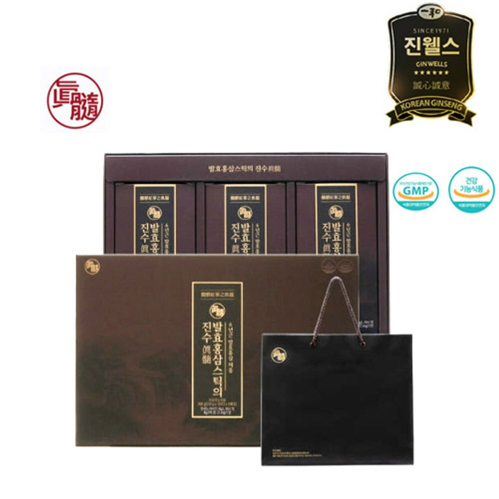 진웰스 발효홍삼 스틱의 진수 10g x 30포