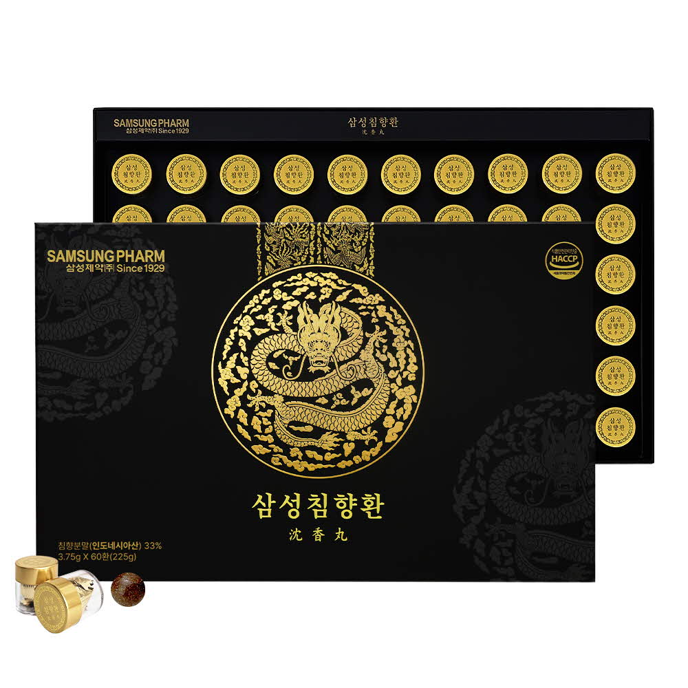 삼성 침향환 3.75g*60환/쇼핑백포함