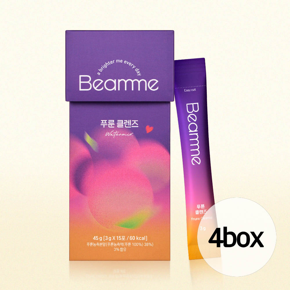 빔미 푸룬클렌즈 (3g x 15포)/4BOX / 총 60포