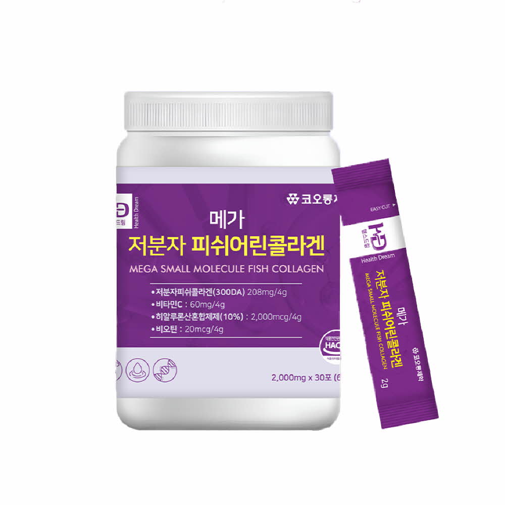 [코오롱제약] 메가 저분자 피쉬콜라겐 (2g*30포)