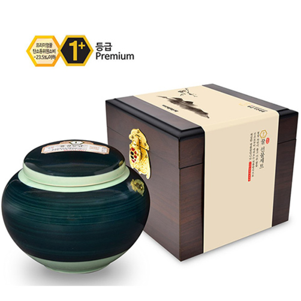 지리산 고가구 1+등급 꿀선물세트 (1+등급 아카시아꿀 1kg)