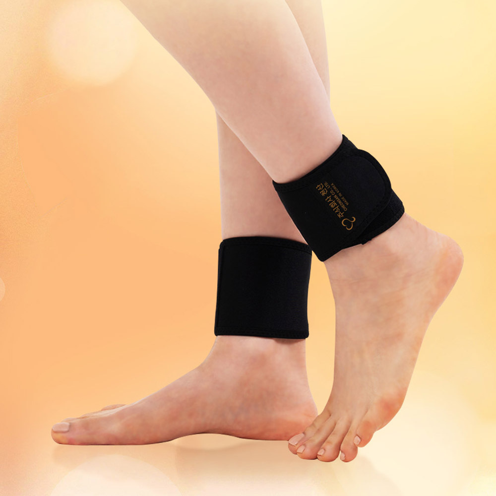 천산 삼태극 자가 발열 발목보호대 1SET(2EA) 블랙