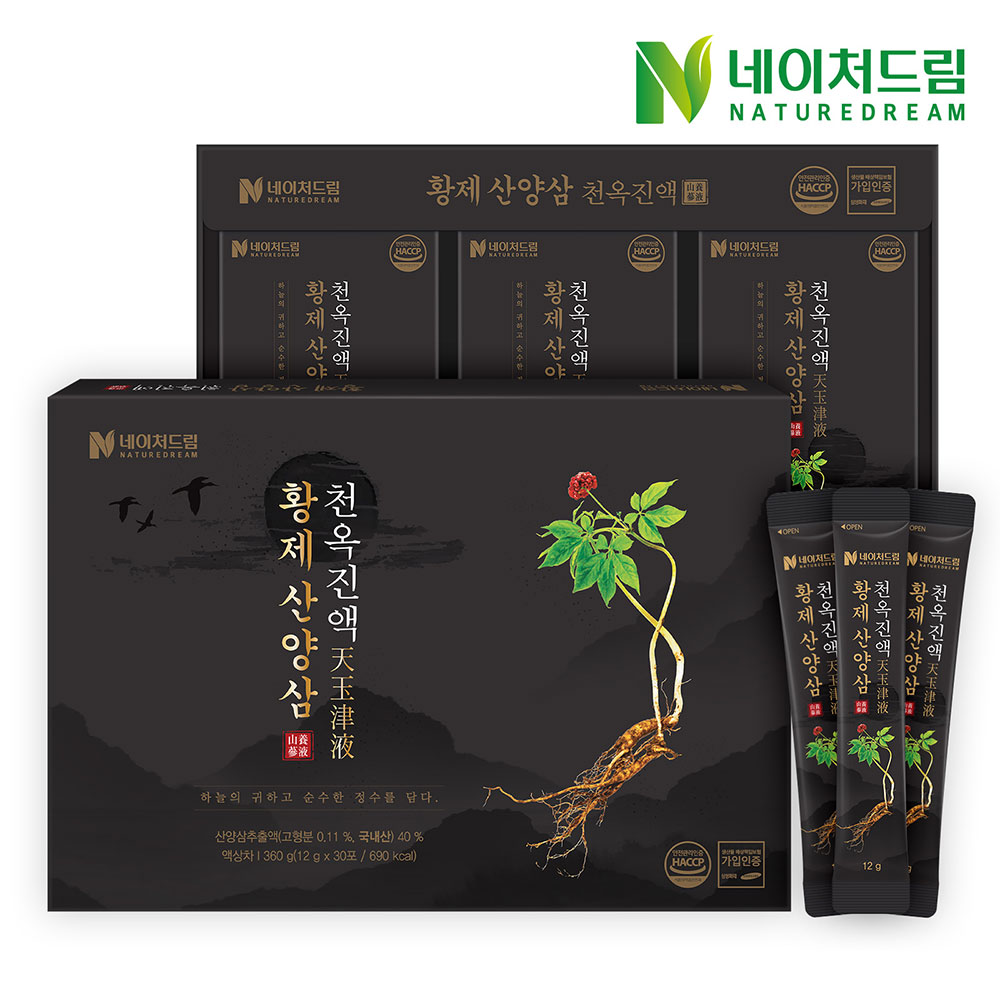 [네이처드림] 황제 산양삼 천옥진액 12g x 30포/쇼핑백포함