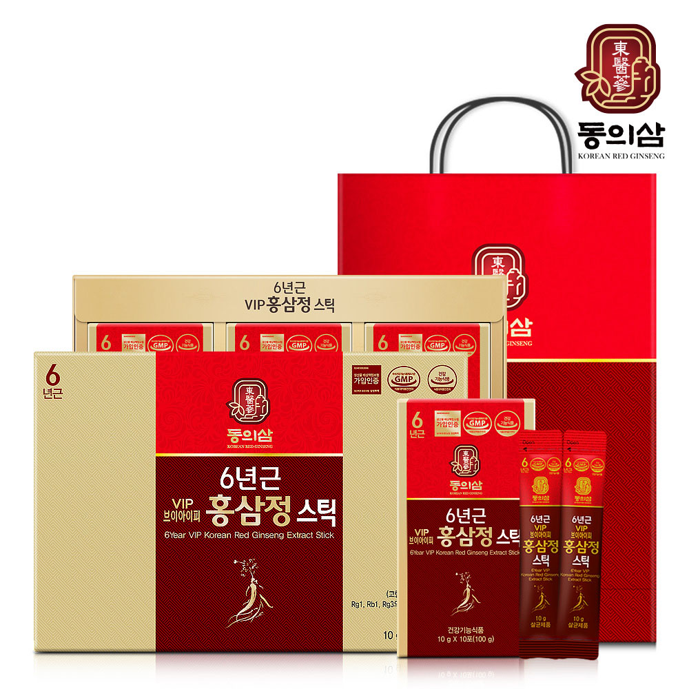 [동의삼] 6년근 VIP 홍삼정스틱 10g*30포 (1개월분)