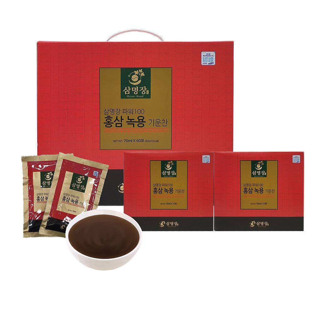 삼명장 홍삼 녹용기운찬 70ml*30포