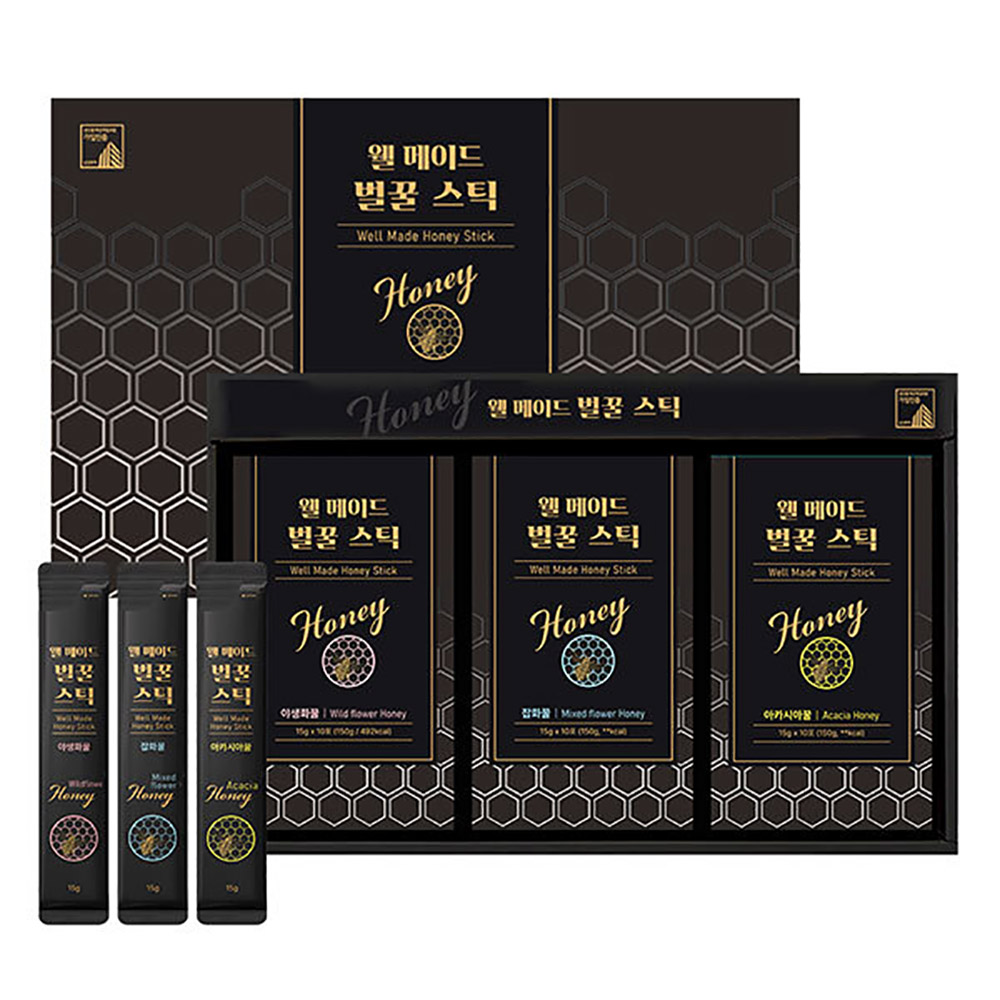 [웰메이드] 벌꿀스틱 15g x 30포(쇼핑백)