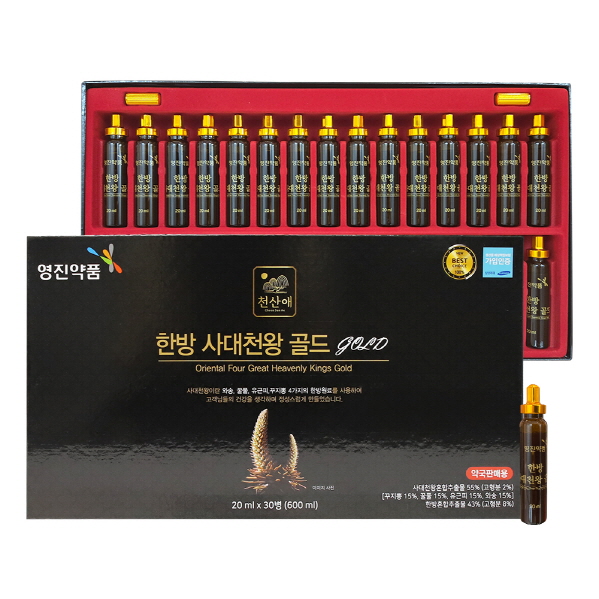 [영진약품] 한방 사대천왕 골드 20ml*30병(쇼핑백 증정)
