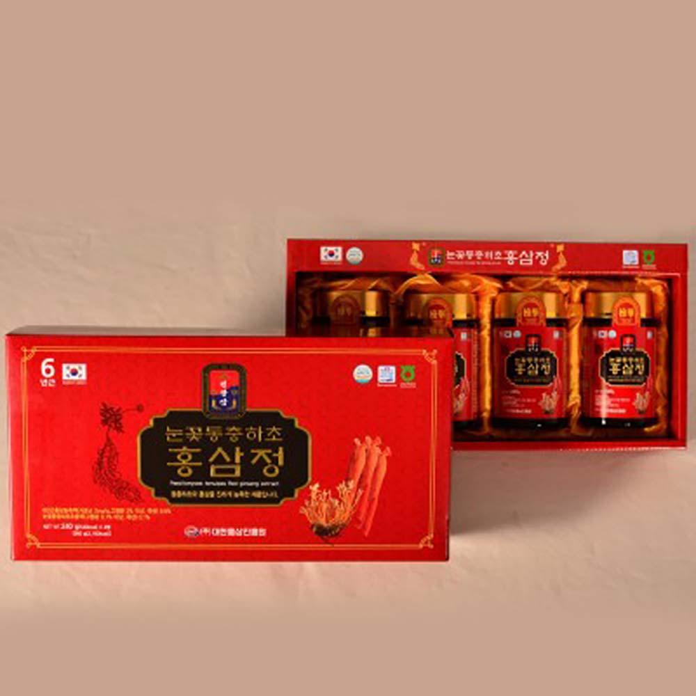 천황삼 눈꽃동충하초홍삼정 240g*4p