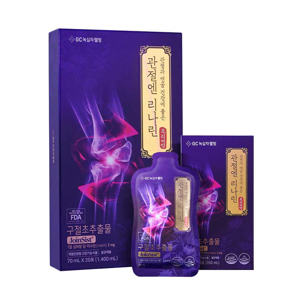녹십자웰빙 관절엔 리나린 프리미엄 70mL _ 20포 + 쇼핑백
