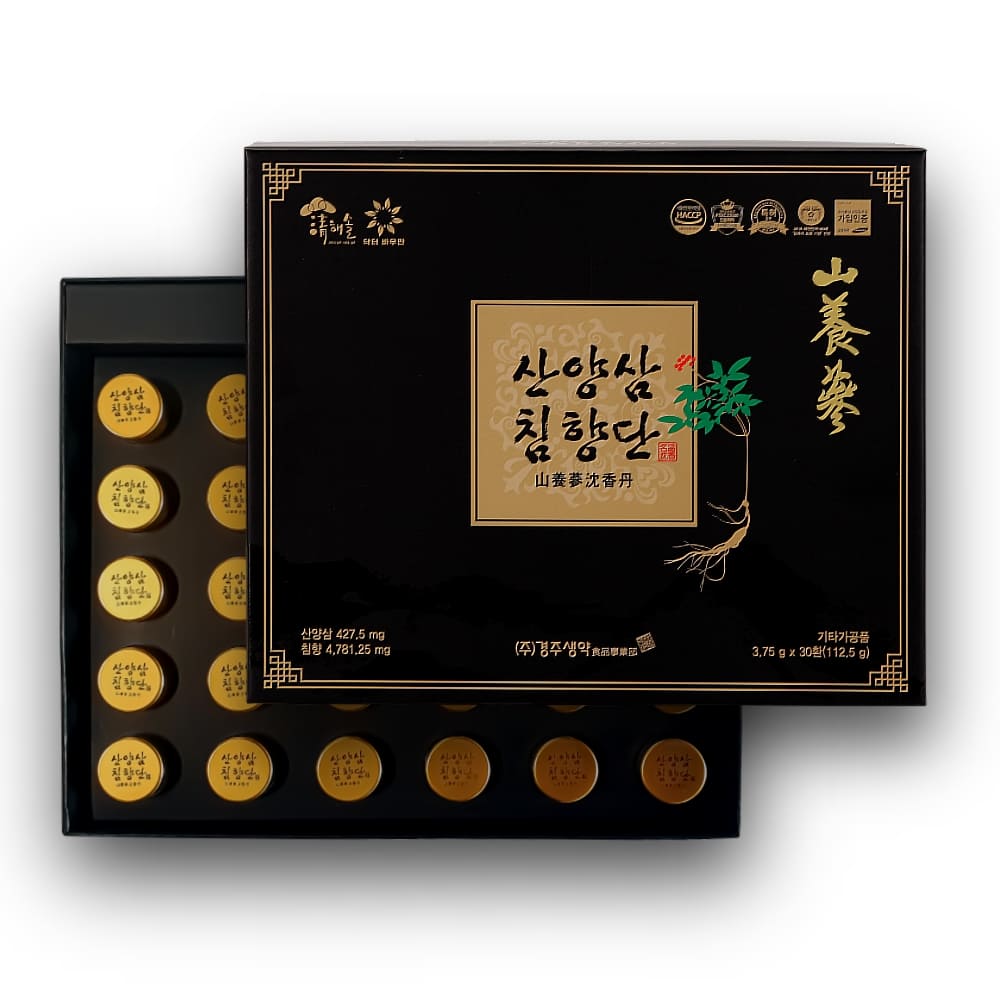 청해솔 산양삼침향단(30환) 3.75g*30환(112.5g)