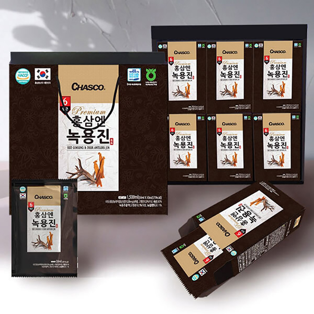 [차스코] 홍삼엔녹용진 50ml X 30포